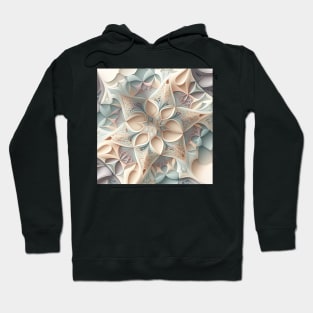 A Fractal Pattern of Subtle Pastel Colors Hoodie